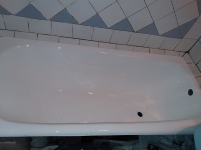 Реставрация ванны жидким акрилом в Боярке